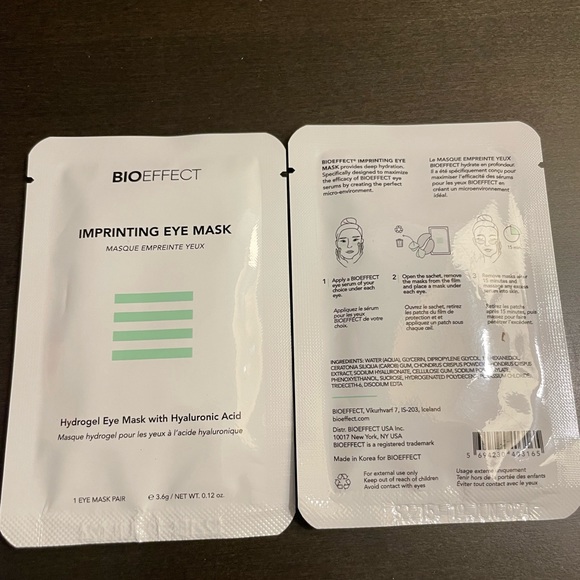 Bioeffect Imprinting Eye Mask 3 g .1 oz 1 Mask NEW X2 - Picture 2 of 2